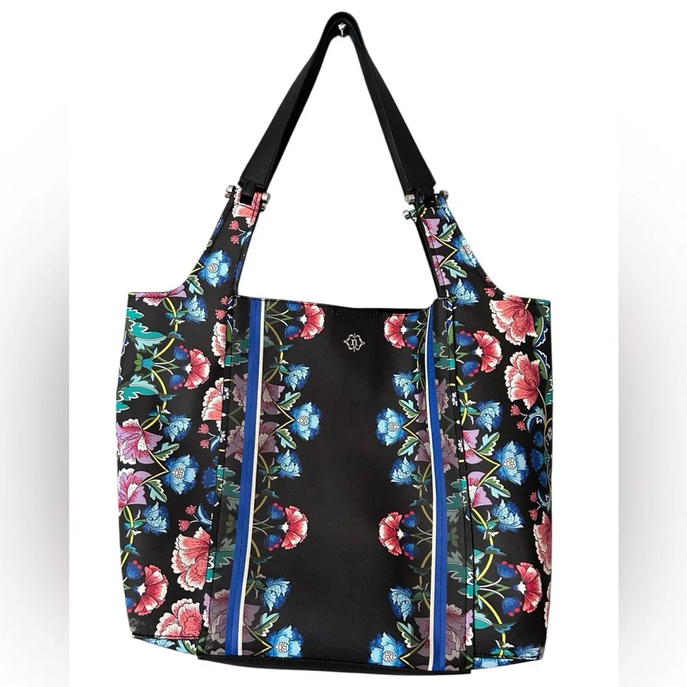 Nanette Lepore Damask Floral Tote Bag Purse